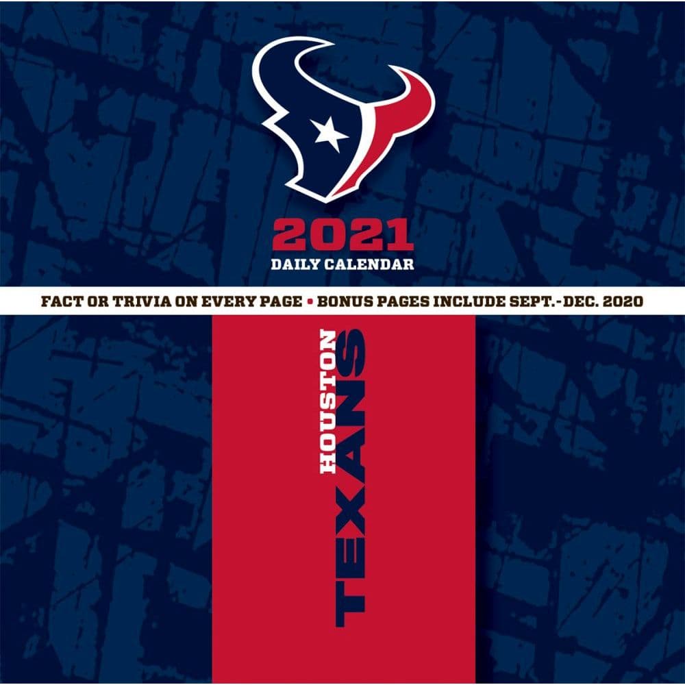 Houston Texans Desk Calendar