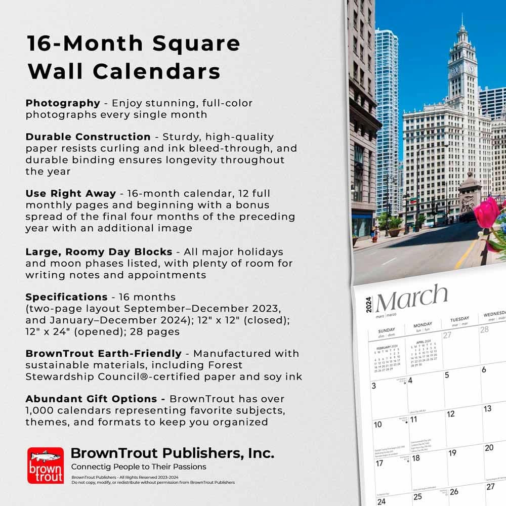 Chicago 2024 Wall Calendar - Calendars.com