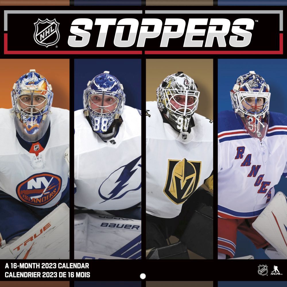 NHL Stoppers Bilingual 2023 Wall Calendar