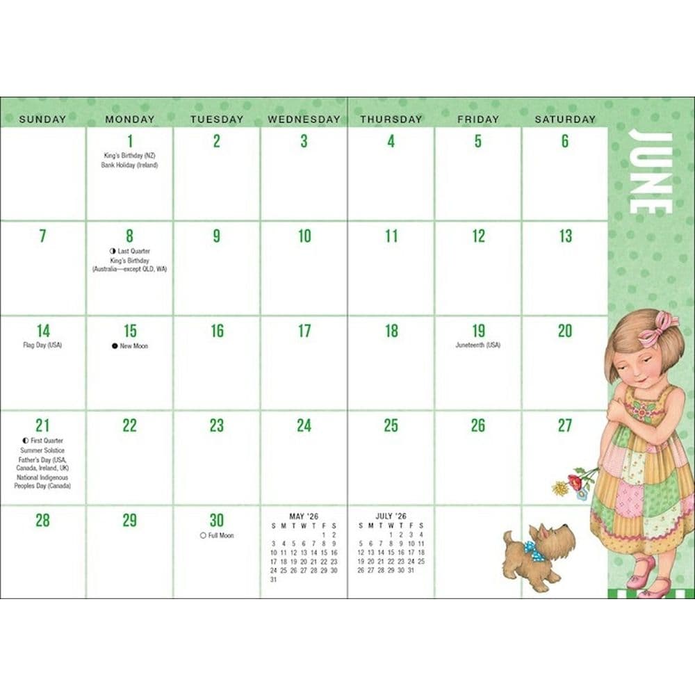 Mary Engelbreit Monthly 2026 Pocket Planner Second Alternate Image