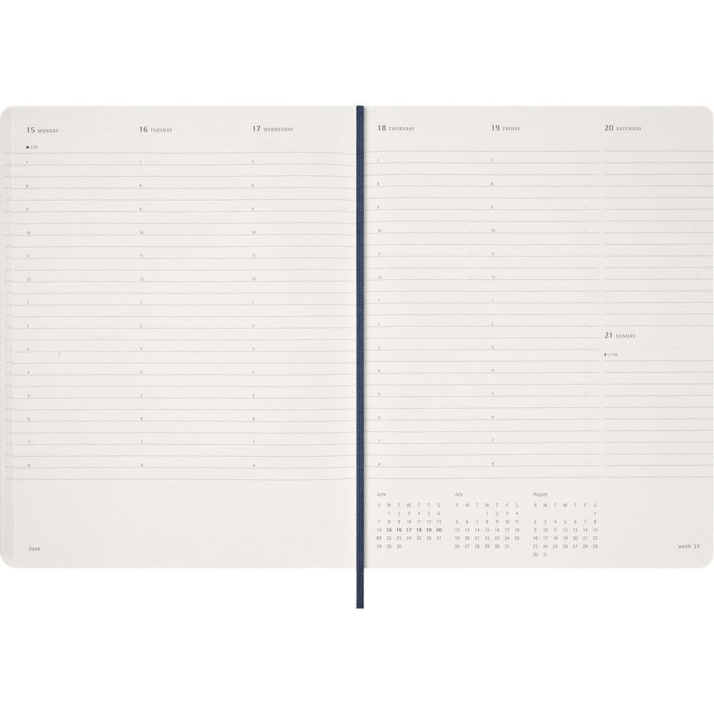 Sapphire Blue Weekly 2026 Planner Sixth Alternate Image