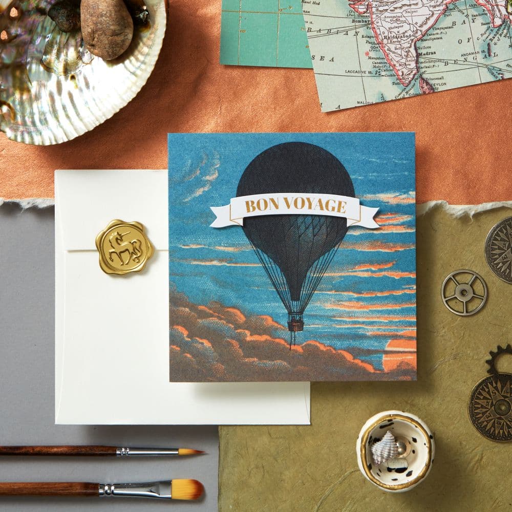 Hot Air Balloon Bon Voyage Card Ninth Alternate Image width=&quot;1000&quot; height=&quot;1000&quot;