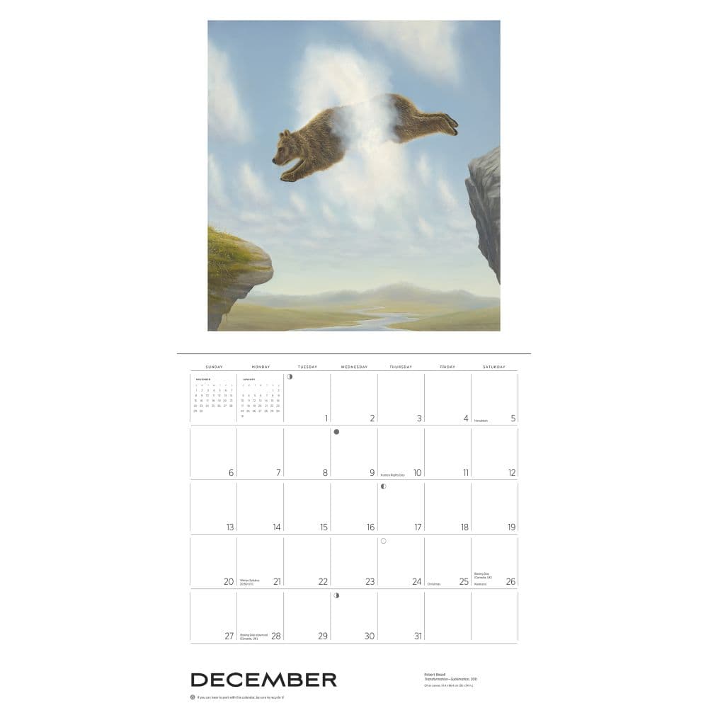 Spirit 2026 Wall Calendar by Robert Bissell Fourth Alternate Image