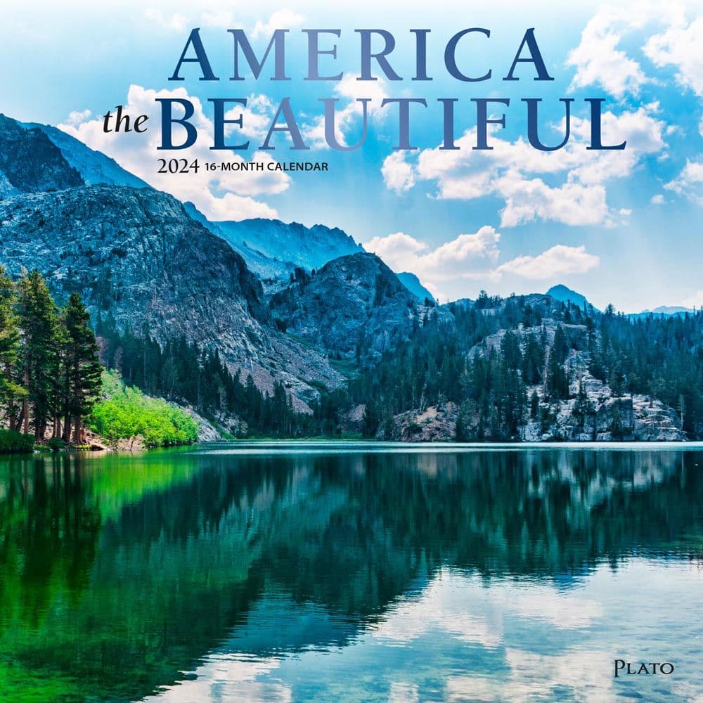 America Beautiful 2024 Wall Calendar Main Product Image width=&quot;1000&quot; height=&quot;1000&quot;