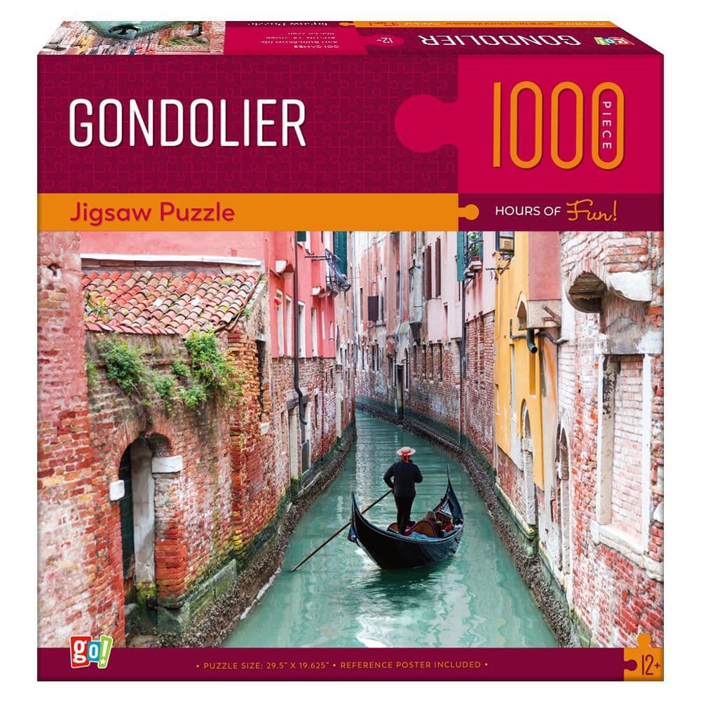 Go! Games Gondolier 1000 Piece Puzzle