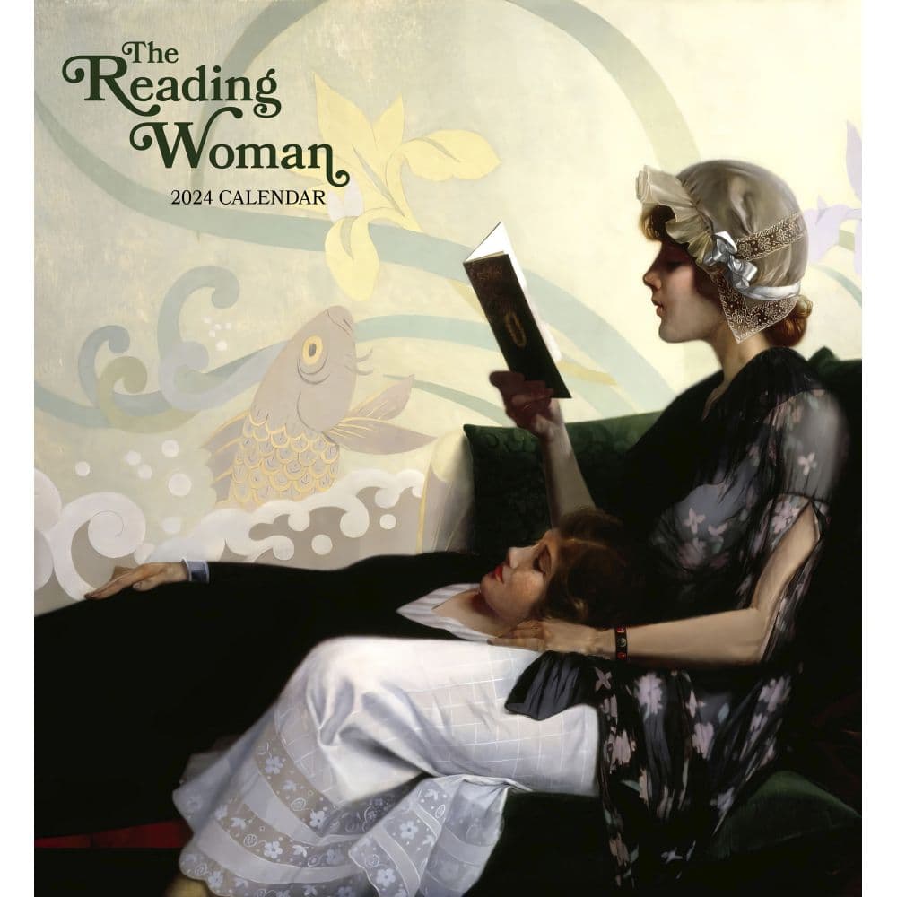 Reading Woman 2024 Wall Calendar Main Product Image width=&quot;1000&quot; height=&quot;1000&quot;
