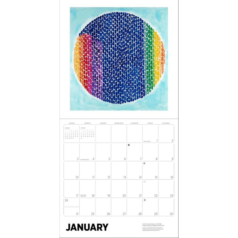 Alma Thomas 2027 Wall Calendar Second Alternate Image