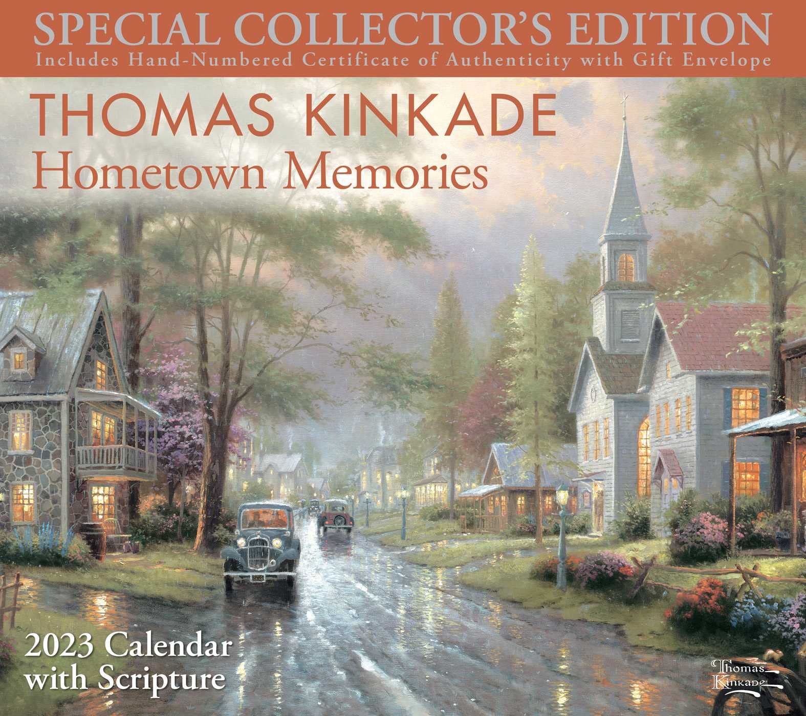 Thomas Kinkade Special Collector's Edition with Scripture 2023 Wall Calendar