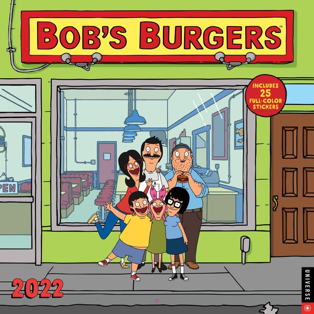 Bobs Burgers 2022 Wall Calendar