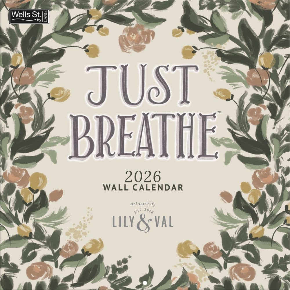 Just Breathe 2026 Wall Calendar_Main Image