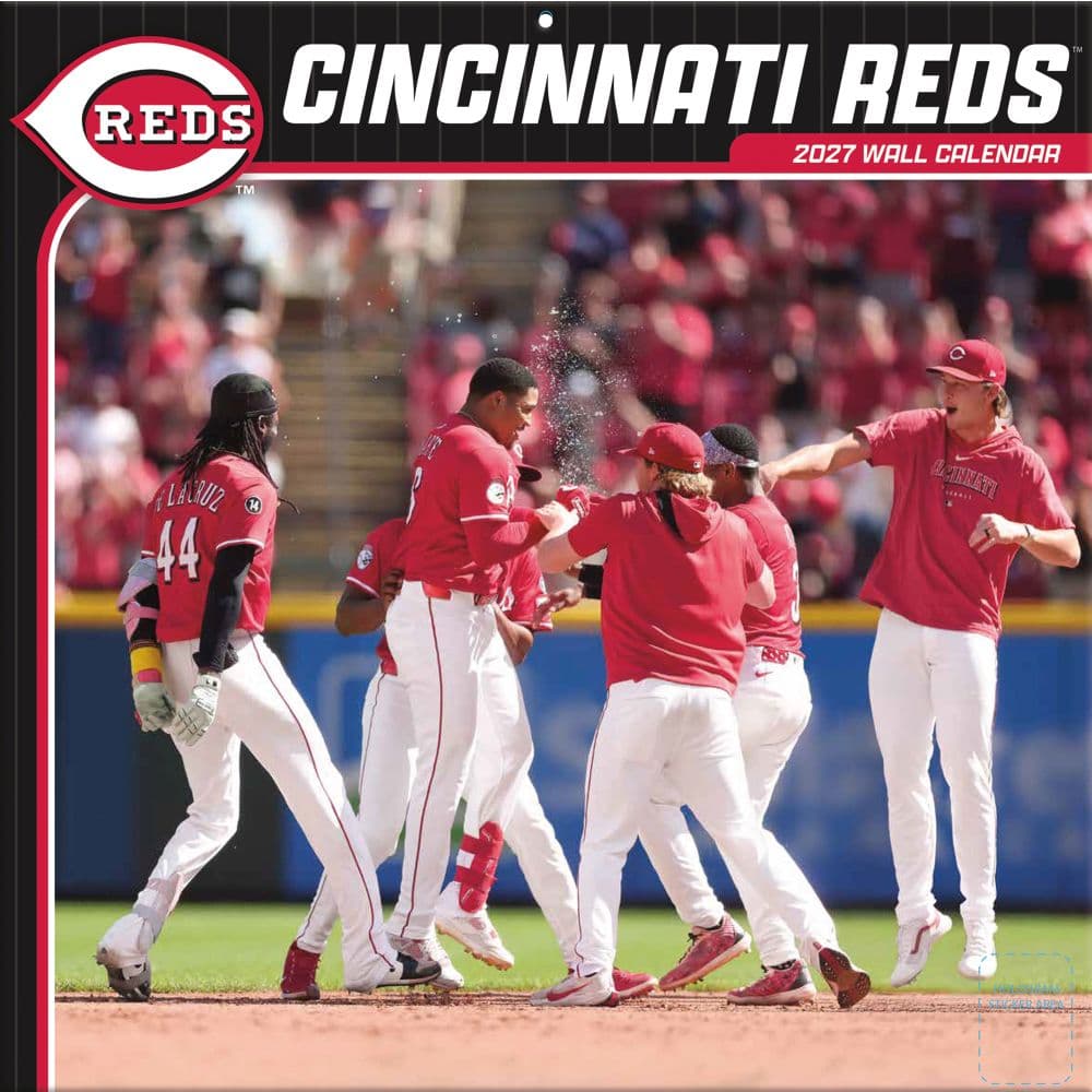 MLB Cincinnati Reds 2027 Wall Calendar Main Product Image