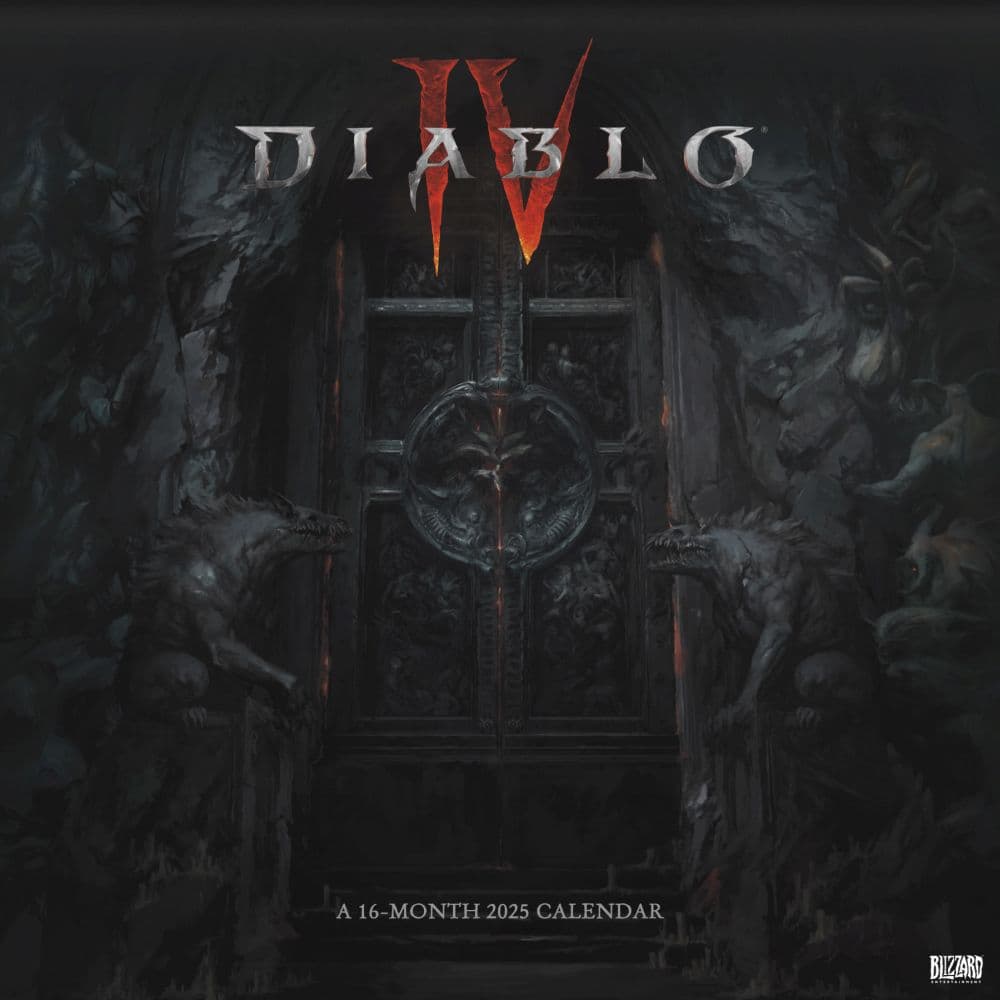 Diablo 4 2025 Wall Calendar Main Product Image width=&quot;1000&quot; height=&quot;1000&quot;