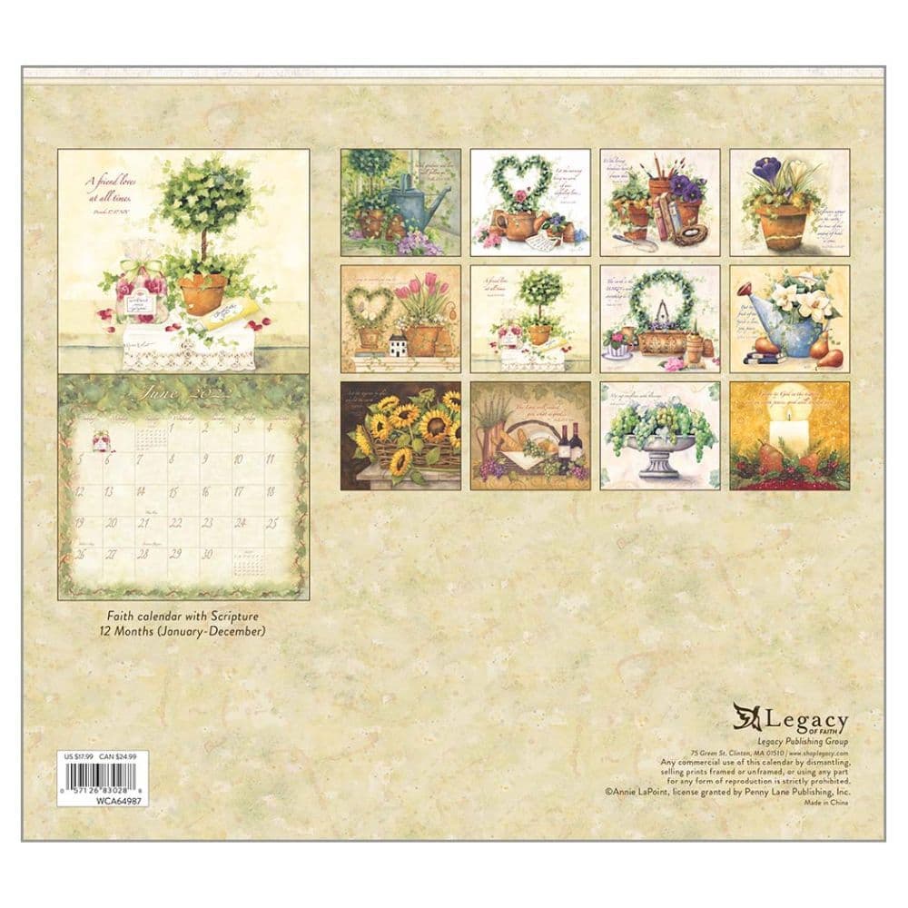 Graceful Garden 2022 Wall Calendar