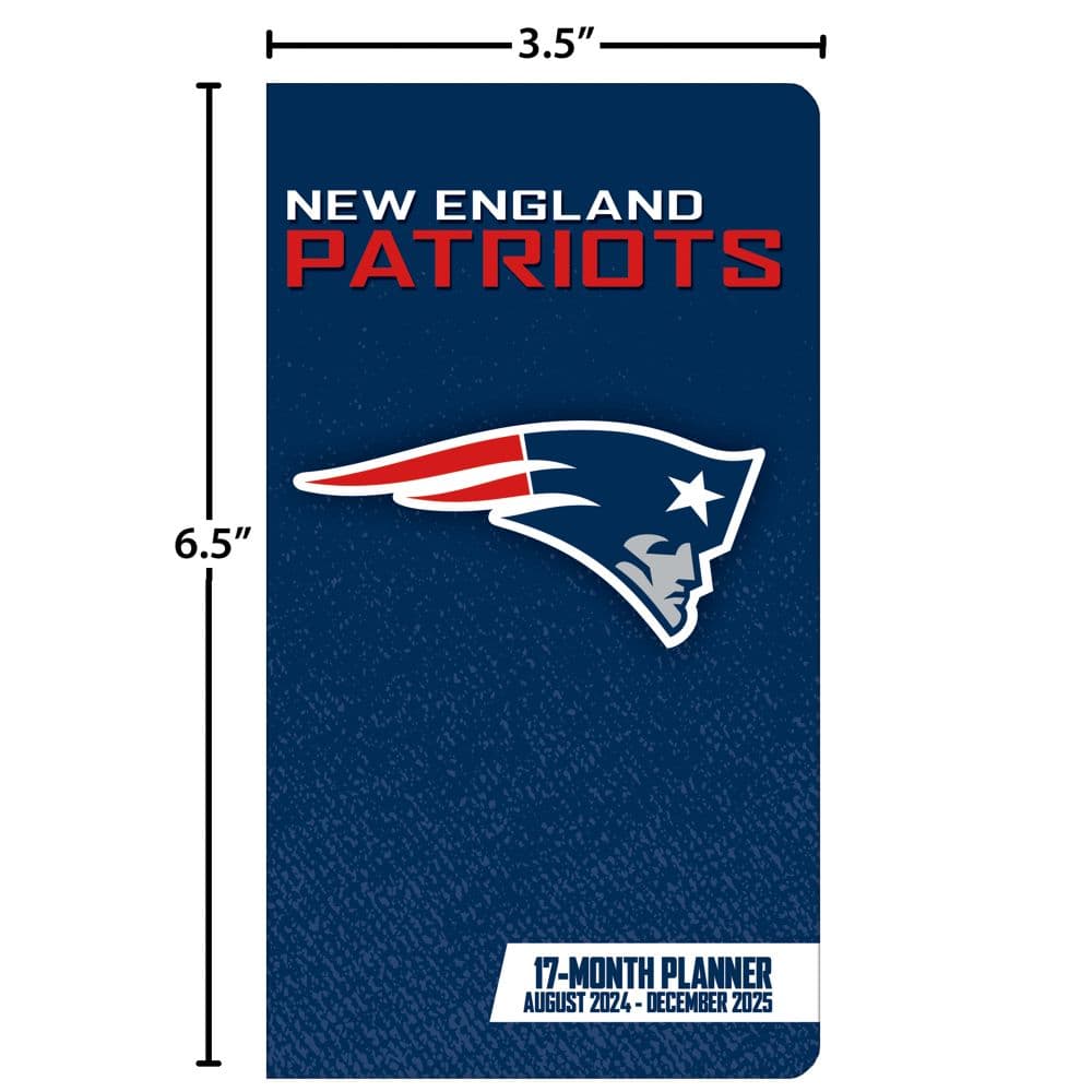 NFL New England Patriots 17 Month Pocket Planner Fifth Alternate Image