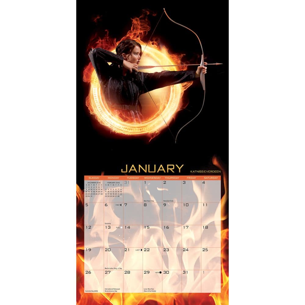 Hunger Games 2025 Mini Wall Calendar
