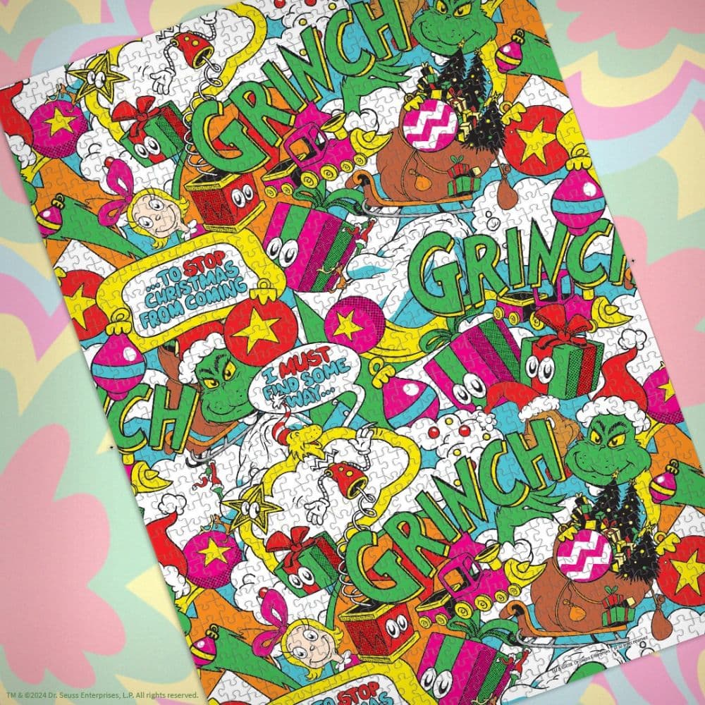 Grinch Poppin 1000 Piece Puzzle Third Alternate Image