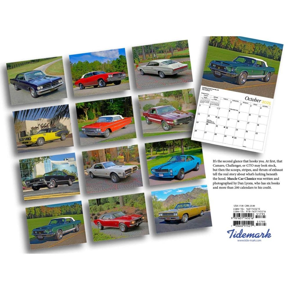 Muscle Car Classics 2025 Wall Calendar First Alternate Image width=&quot;1000&quot; height=&quot;1000&quot;