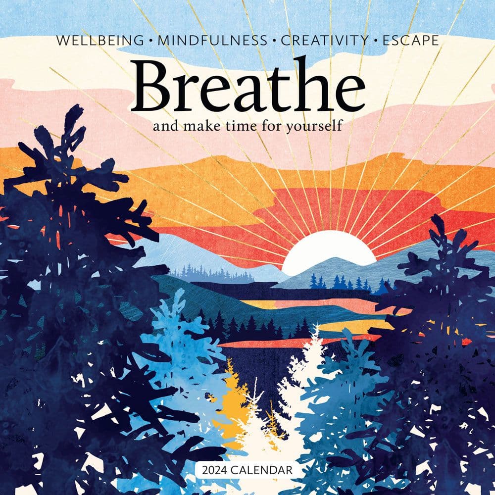 Breathe 2024 Wall Calendar Main Image