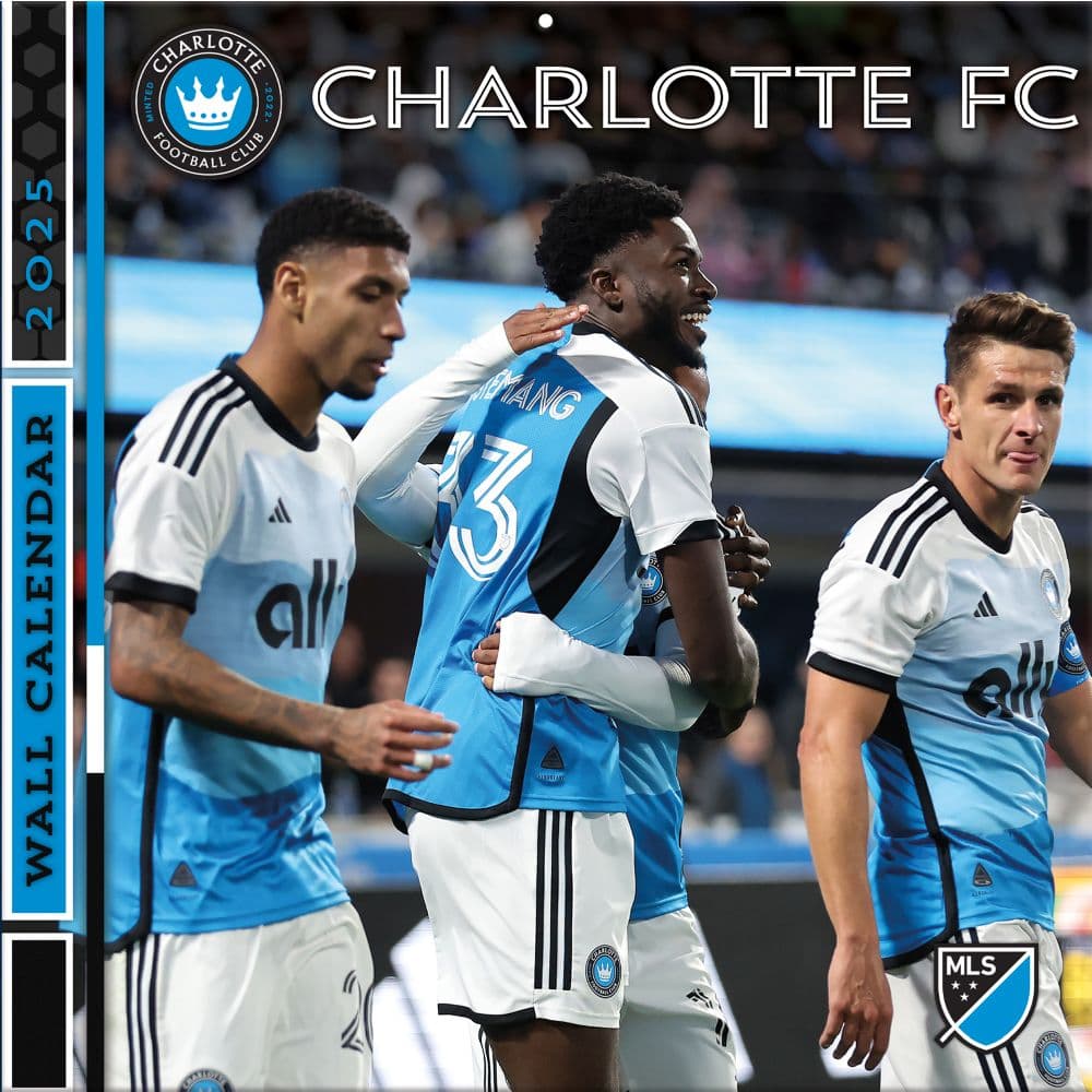 image MLS Charlotte FC 2025 Wall Calendar Main Image