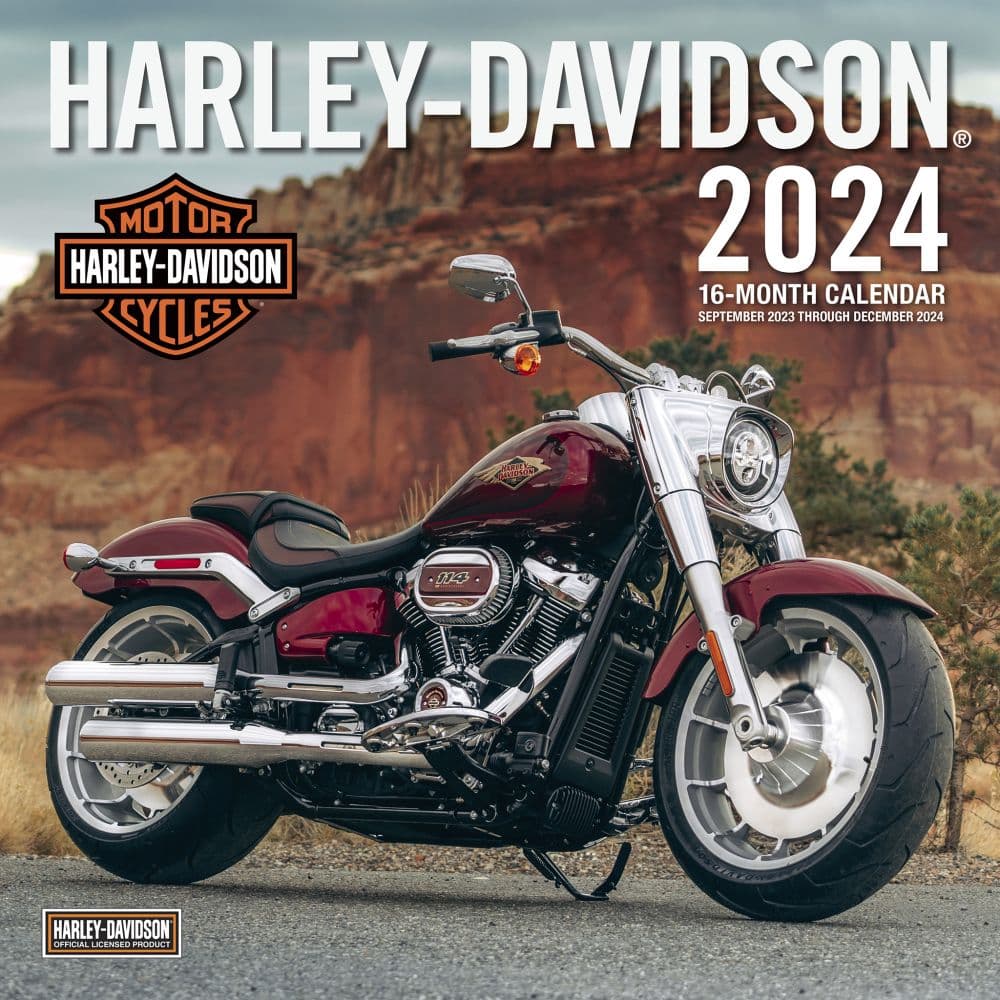 Harley Davidson 2024 Wall Calendar Main Image