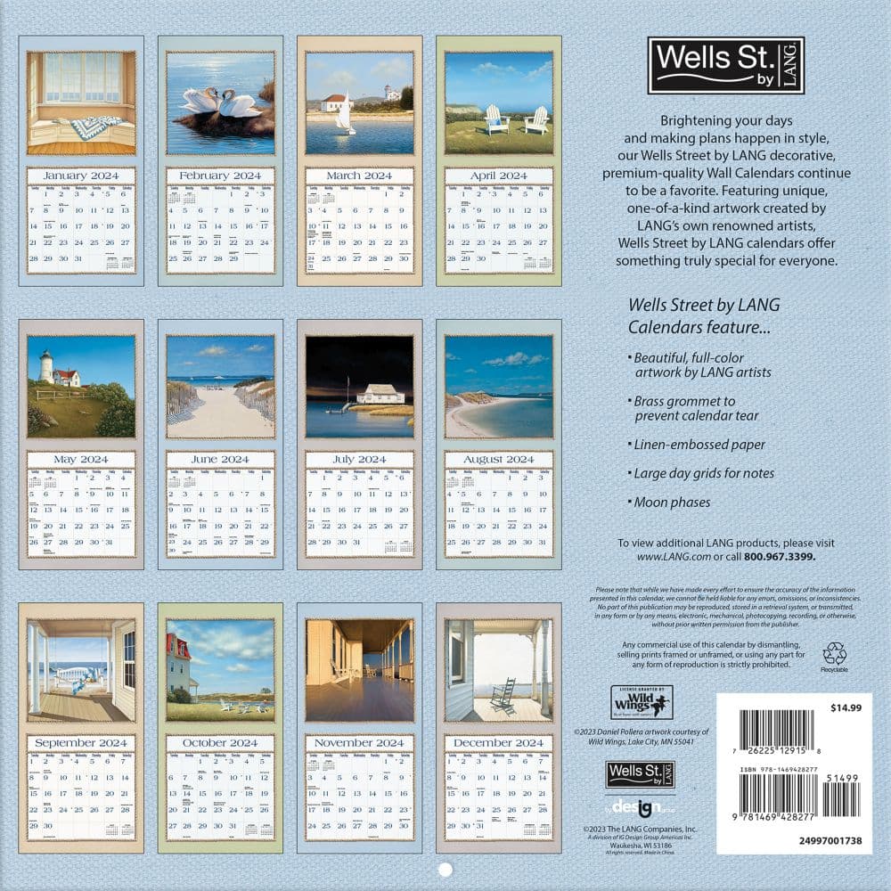 Seaboard 2024 Wall Calendar First Alternate  Image width=&quot;1000&quot; height=&quot;1000&quot;