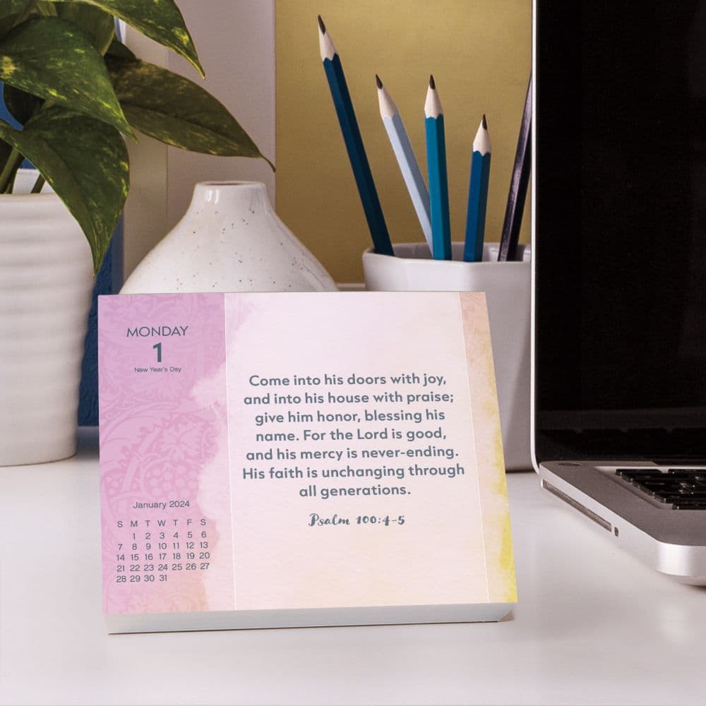 Bible Verses 2024 Desk Calendar
