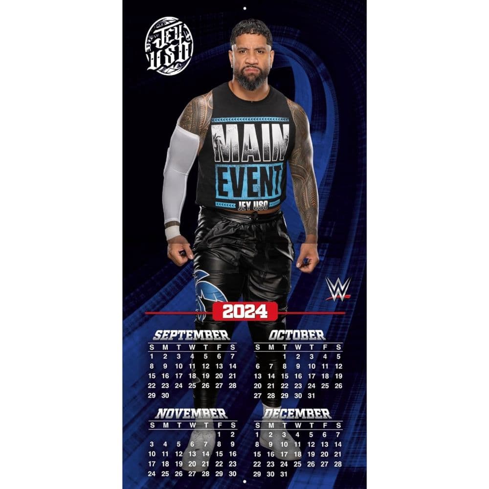 WWE Superstars 2025 Mini Wall Calendar Second Alternate Image