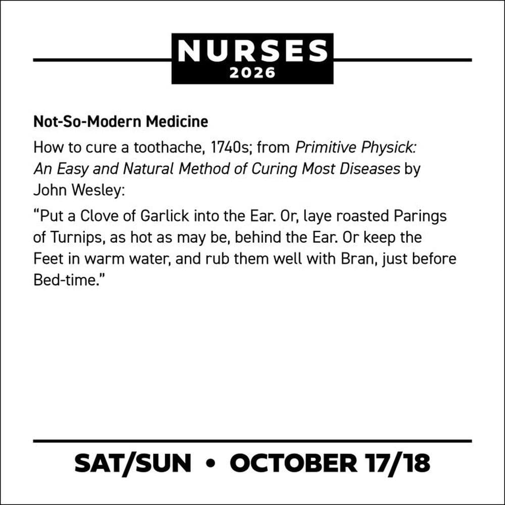 Nurses 2026 Desk Calendar Second Alternate Image