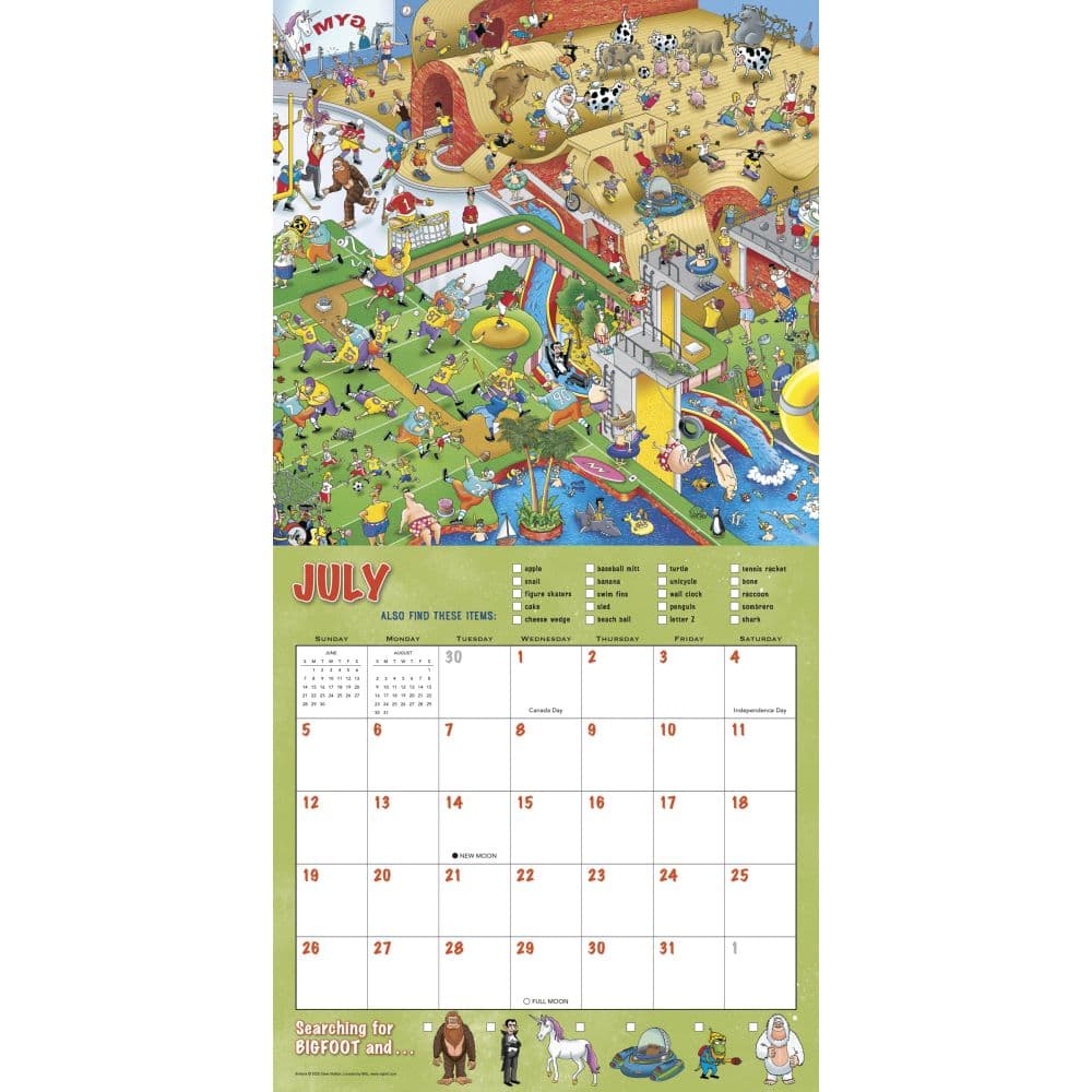 Searching For Bigfoot 2026 Wall Calendar Third Alternate Image