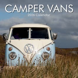 Volkswagen Camper Vans 2026 Wall Calendar
