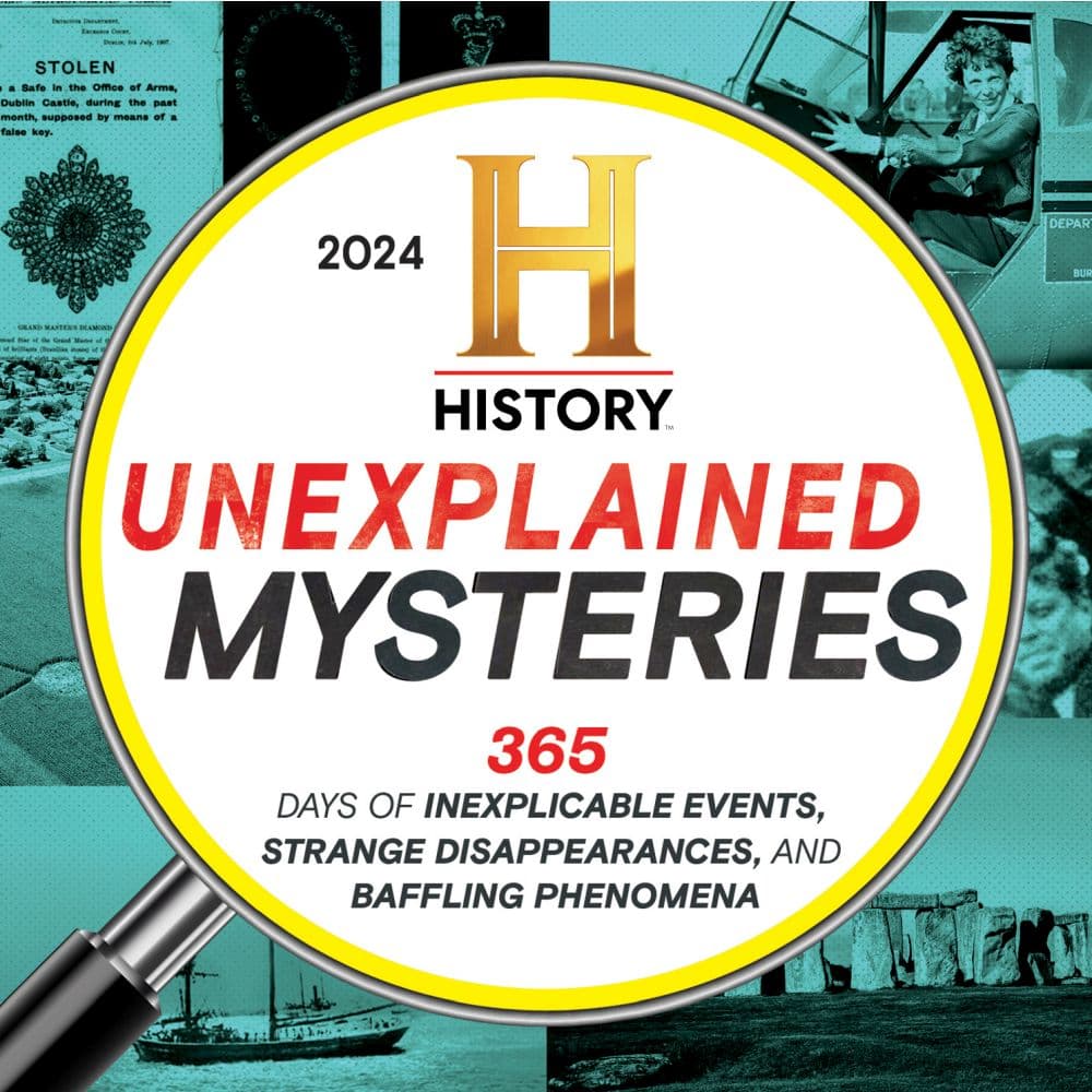 History Channel Unexplained Mysteries 2024 Desk Calendar Main Product Image width=&quot;1000&quot; height=&quot;1000&quot;