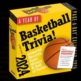Year of Basketball Trivia! 2024 Desk Calendar