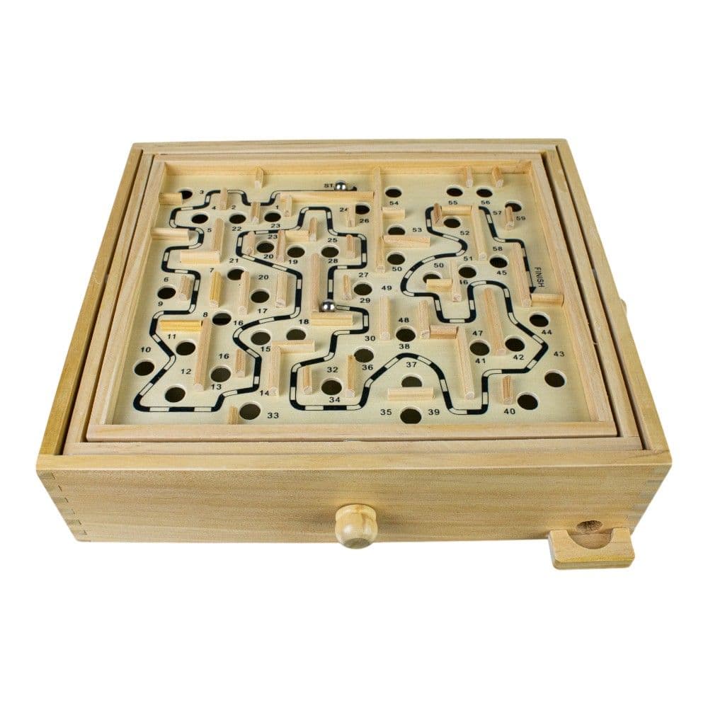 Wooden Labyrinth Game First Alternate Image