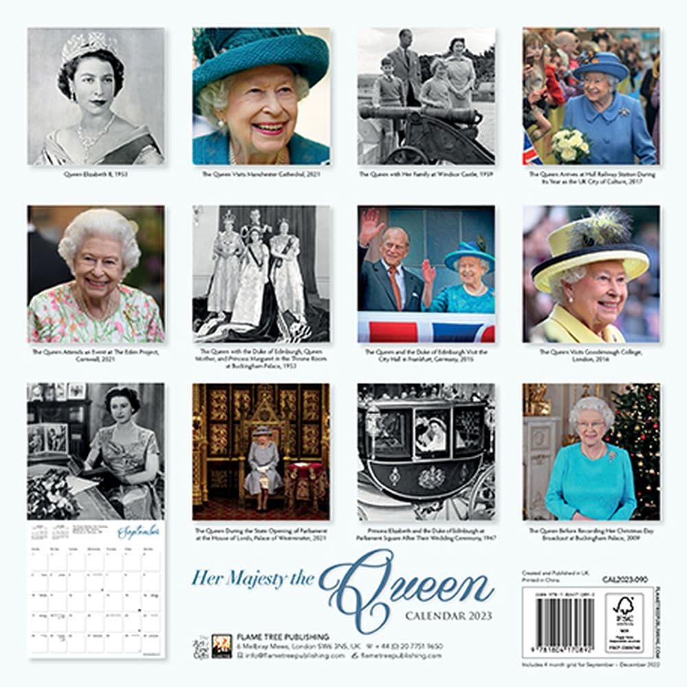 Her Majesty the Queen 2023 Wall Calendar - Calendars.com