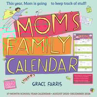 image Moms Family 2026 Wall Calendar Main Image