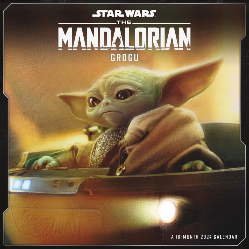 Mandalorian Child SW Exclusive with Print 2024 Wall Calendar Main Product Image width=&quot;1000&quot; height=&quot;1000&quot;