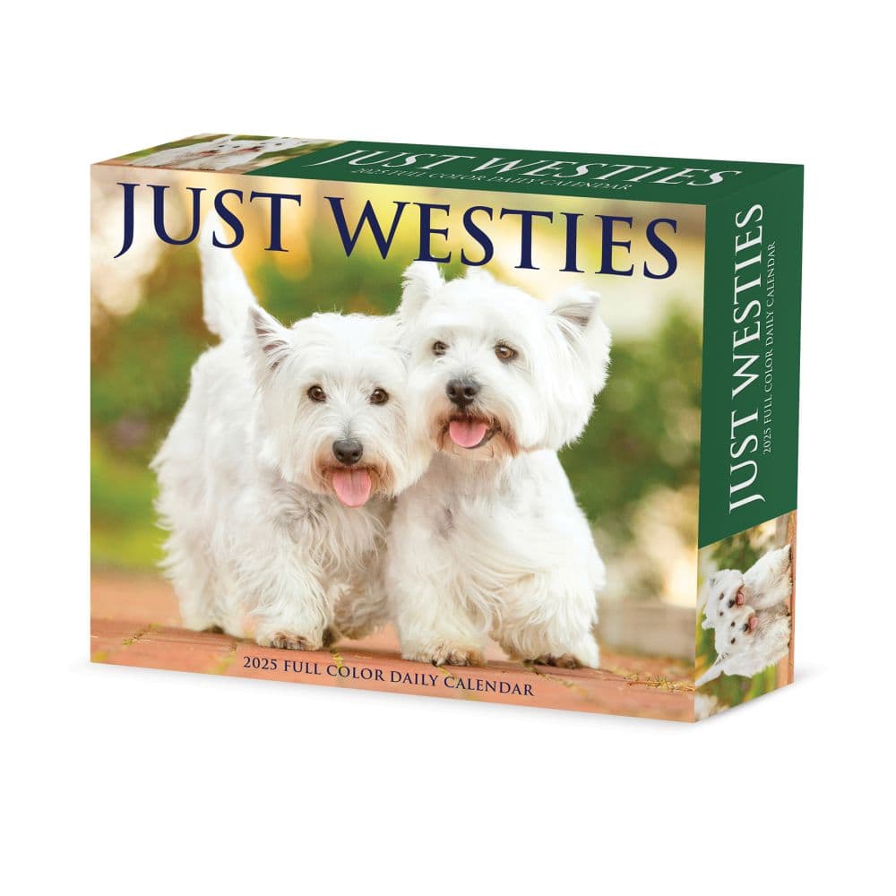 Just Westies 2025 Desk Calendar Main Product Image