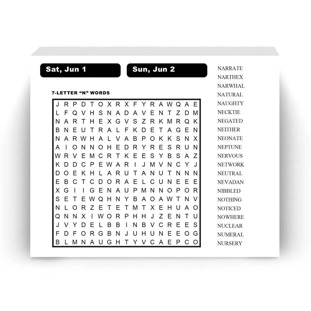 Word Search 2024 Desk Calendar Fourth Alternate Image width=&quot;1000&quot; height=&quot;1000&quot;