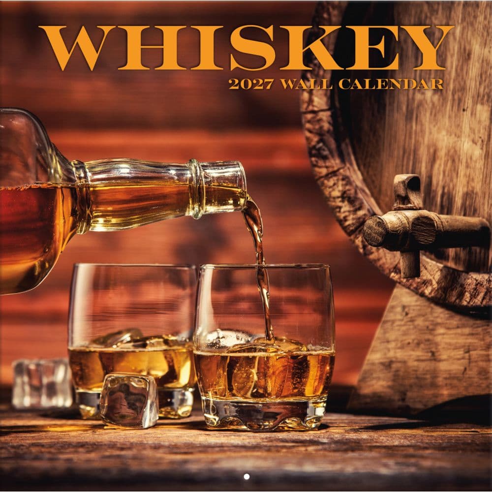 Whiskey Photo 2027 Wall Calendar