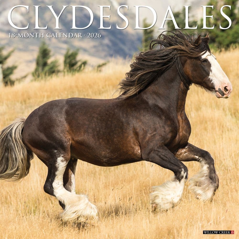 Clydesdales Horses 2026 Wall Calendar Main Image