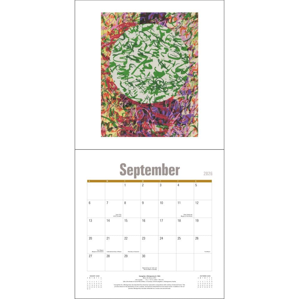 Museum of African American History 2026 Wall Calendar Fourth Alternate Image