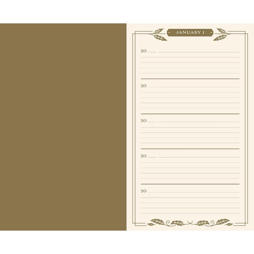 Gilded One Line a Day Memory Book Second Alternate Image