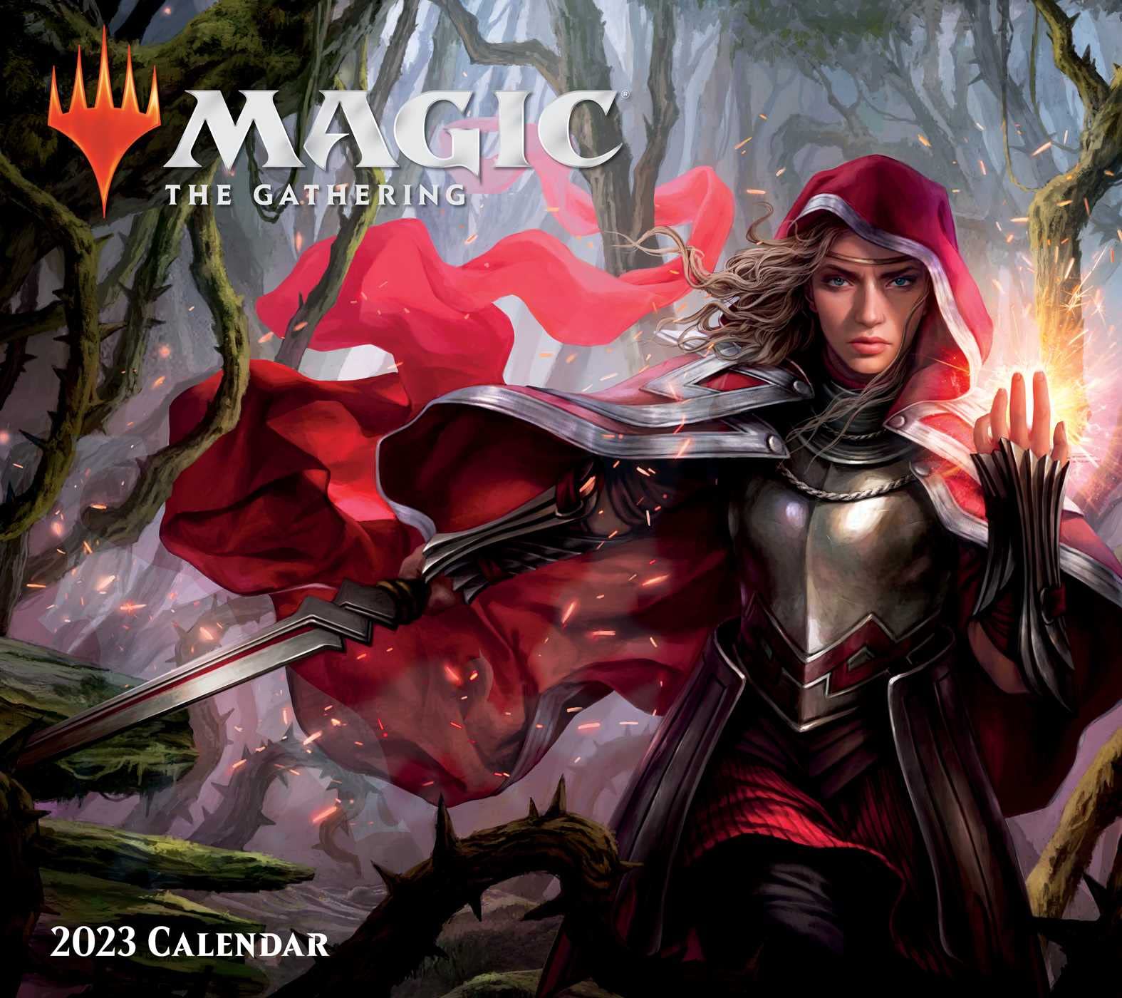 Andrews McMeel Publishing Magic The Gathering 2023 Deluxe Wall Calendar