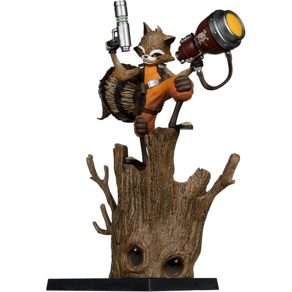 Marvel Collection 1:6 Rocket Raccoon A Chasing Tale Posed Figure Second Alternate Image