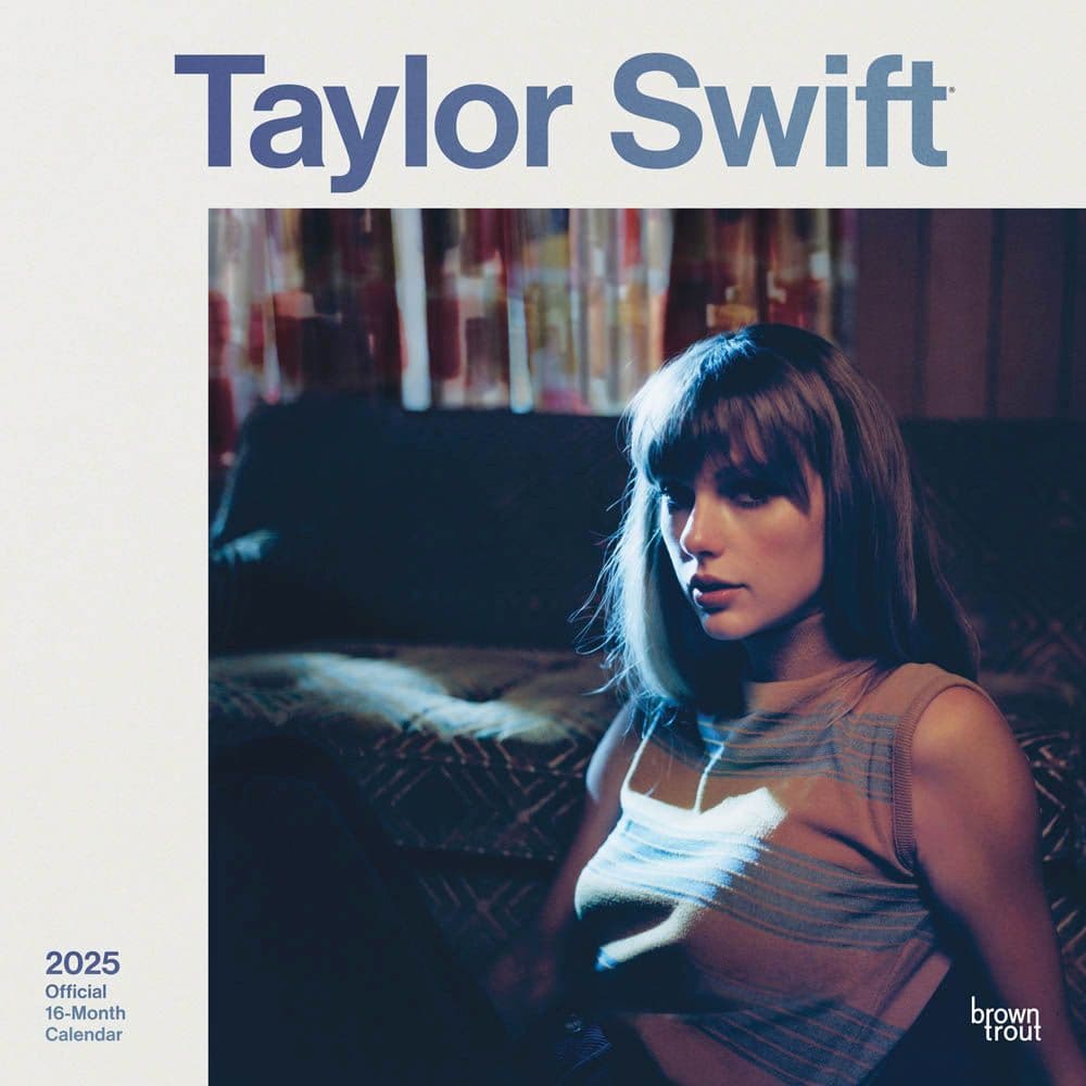 Taylor Swift 16 Month 2025 Wall Calendar
