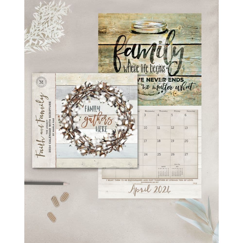Faith and Family 2024 Wall Calendar Third Alternate Image width=&quot;1000&quot; height=&quot;1000&quot;