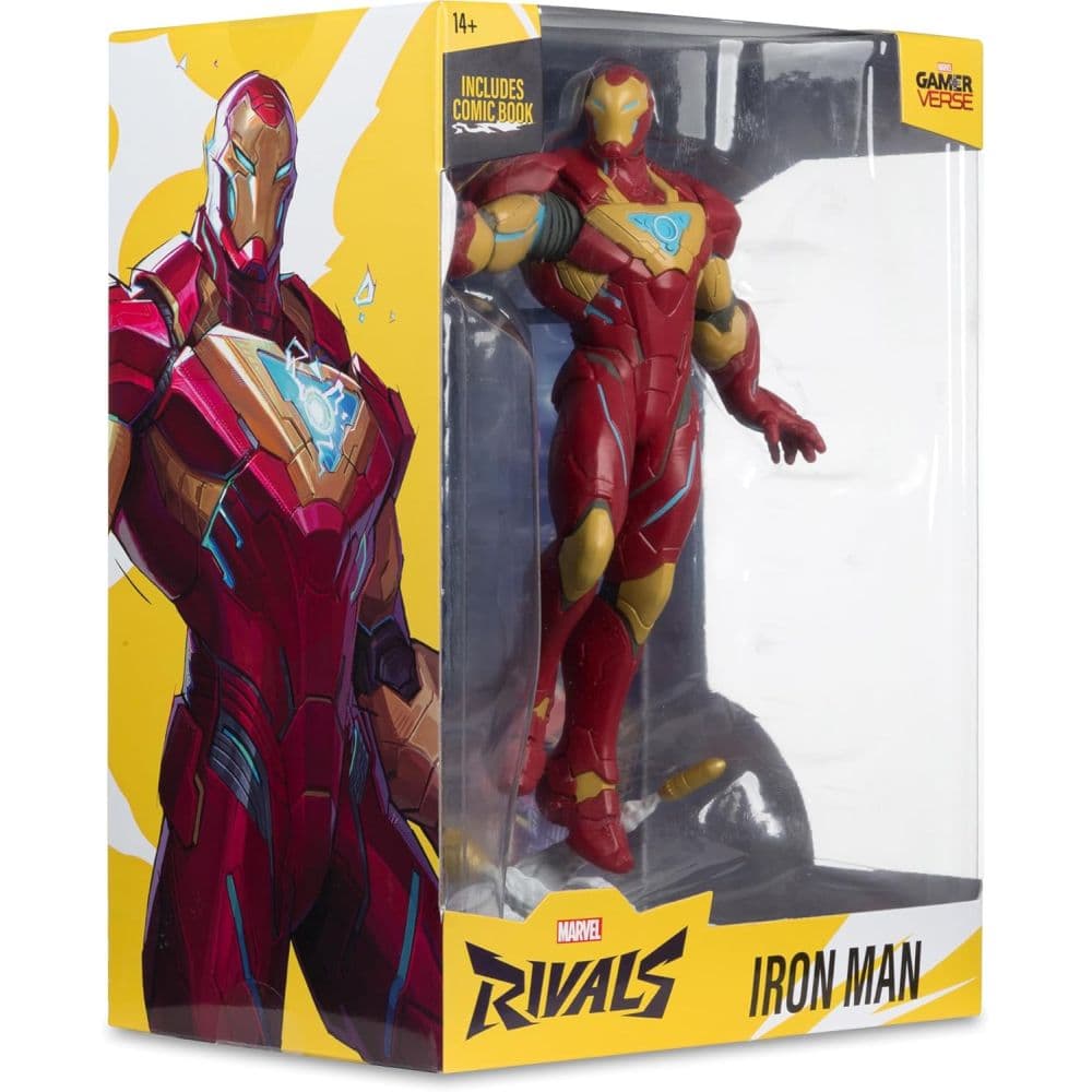 Marvel Rivals Gamerverse 1:6 Iron Man Posed Figure Ninth Alternate Image