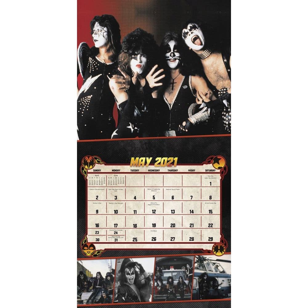 Kiss Wall Calendar