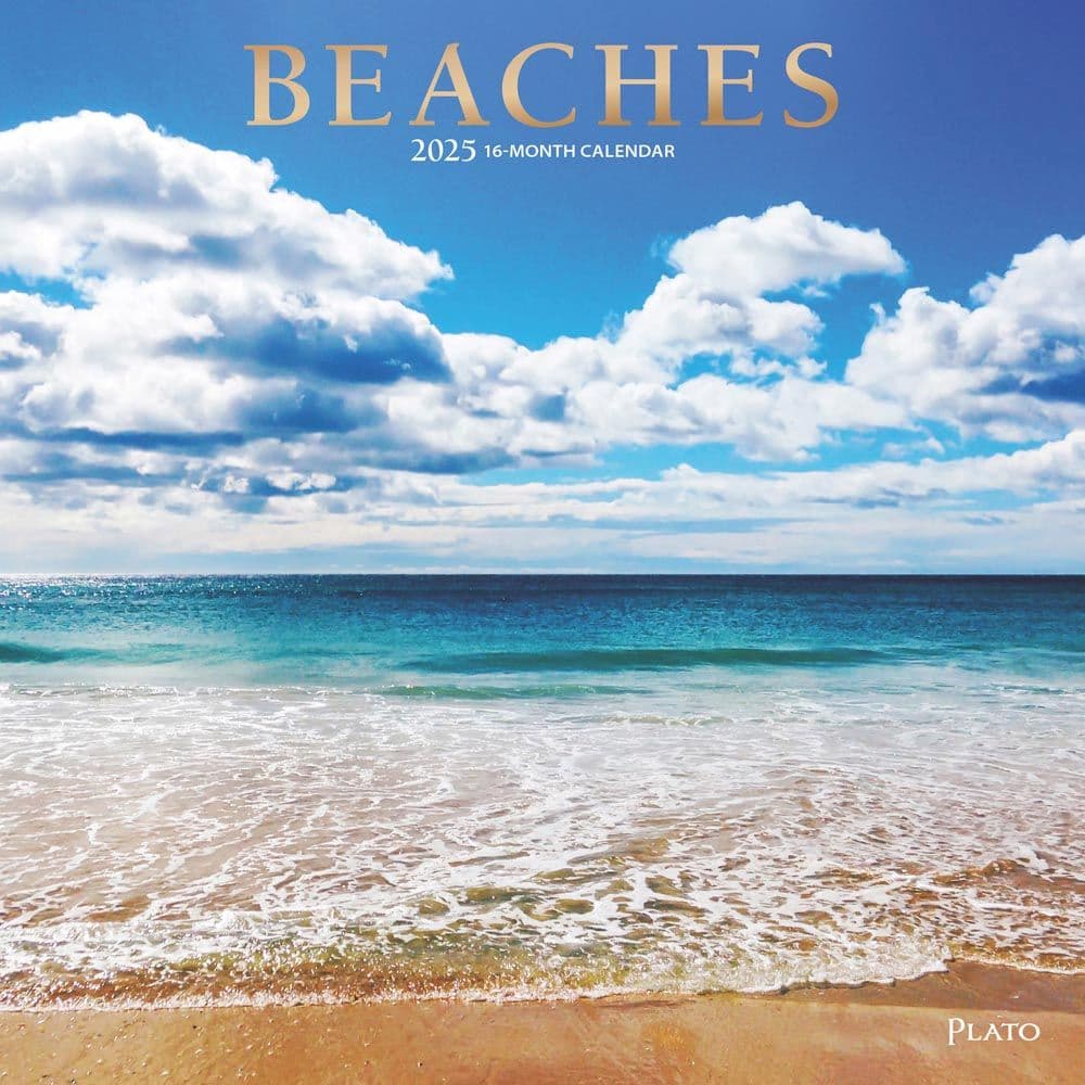 Beaches Plato 2025 Wall Calendar - Calendars.com