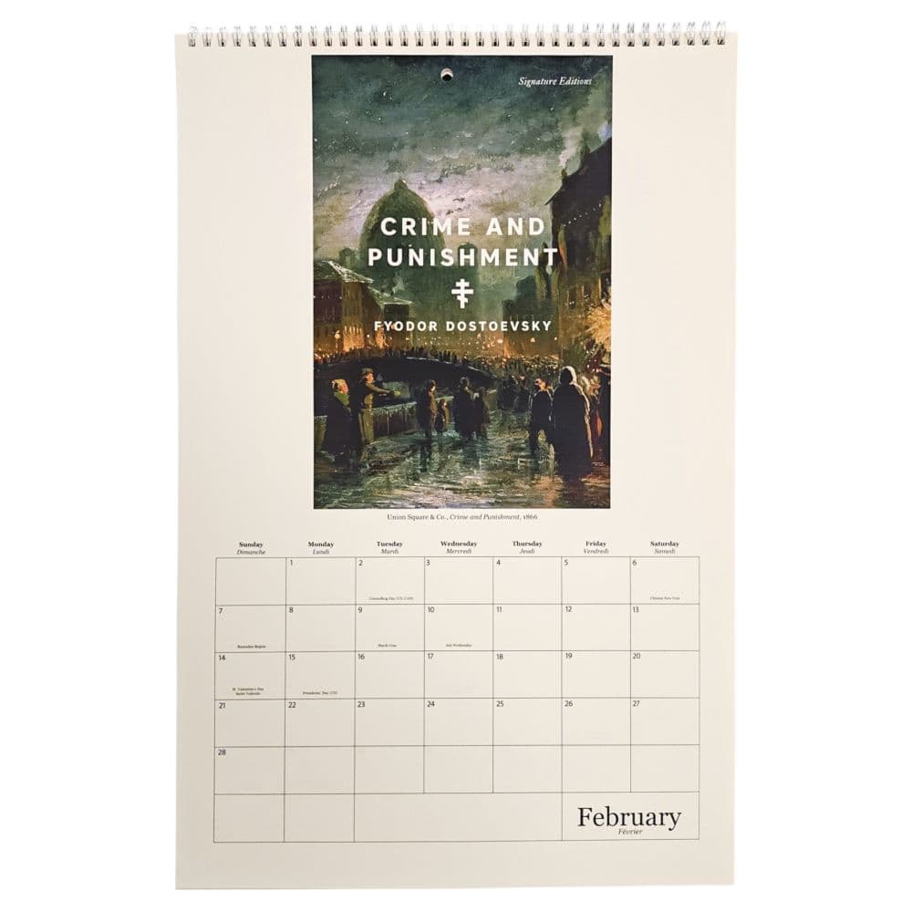 Classic Book Covers 2027 Poster Wall Calendar Third Alternate Image